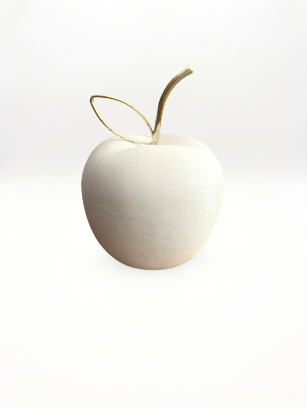 urn appel wit - rememberme webshop - appel urn